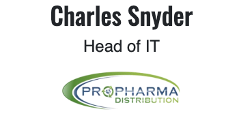 Charles Snyder Head of IT Acumatica Logo and Title